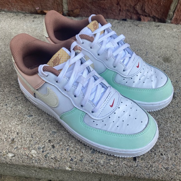 Nike Air Force 1 Dx3728-100 Size US 3Y Multi Color - Picture 4 of 9